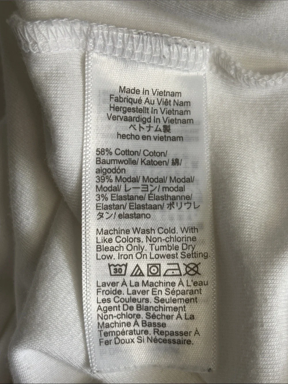J. Crew Everyday Tee Long Sleeve Crewneck Top XXL White